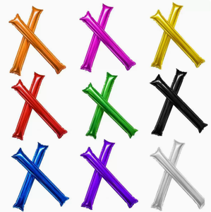 <span class=keywords><strong>Globos</strong></span> de aluminio al por mayor con forma de barra de animación, 2 unidades, generador de ruido portátil para reuniones deportivas, conciertos, decoración de fiestas de aficionados al fútbol - Product Image 1