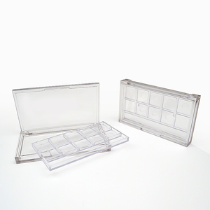 Tùy Chỉnh Logo Nhựa <span class=keywords><strong>Acrylic</strong></span> Trang Điểm <span class=keywords><strong>Palette</strong></span> Logo Riêng Tem 10 Màu Sultry Nude Rỗng Rõ Ràng <span class=keywords><strong>Eyeshadow</strong></span> <span class=keywords><strong>Palette</strong></span> - Product Image 4