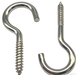 Kunden spezifische selbst schneidende Schraube aus verzinktem Schaf auge mit rundem, leichtem Haken ringring, Schaf-Augen schraube - Product Image 1
