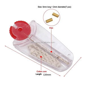 Briquet kérosène silex noyau de coton briquets de remplacement mèche huile kérosène essence briquet accessoires - Product Image 3