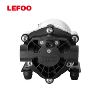 Pompe à diaphragme auto-amorçante LEFOO haute précision 24V DC 6000ml/min pour surpresseur de liquide de refroidissement au glycol éthylène