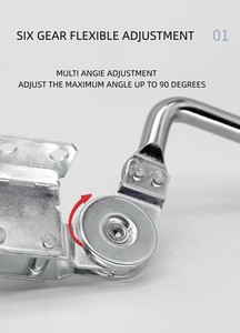 Bisagra de sofá ajustable de doble oreja, reposacabezas, ajuste Flexible de los seis engranajes - Product Image 5