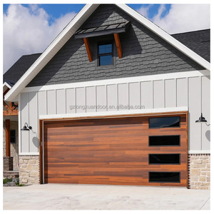 <span class=keywords><strong>Porte</strong></span> <span class=keywords><strong>de</strong></span> <span class=keywords><strong>garage</strong></span> verticale sectionnelle en acier galvanisé, couleur grain <span class=keywords><strong>de</strong></span> bois, certifiée CE par l'Union européenne, avec système <span class=keywords><strong>de</strong></span> <span class=keywords><strong>sécurité</strong></span> inclinable - Product Image 2