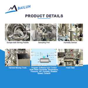 Bioreactor Fermenter Mushroom System For Solid-State Cultivation Of Oyster And Shiitake Mushrooms Agricultural Waste <b>Processing</b> - Product Image 2
