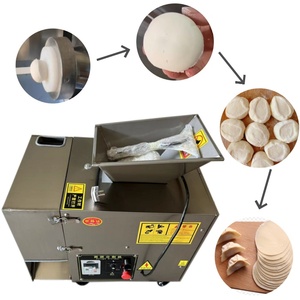 Acier inoxydable 	 Machine à découper la pâte ou machine à trancher pour boulangerie 	 Diviseur de pâte automatique pour hamburgers 	 Machine à arrondir la pâte - Product Image 5