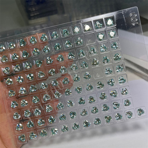 Yingtuo Schmuck Runder Brillantschliff Laborgezüchteter Moissanit 3 Karat Loser Edelstein 9,25 <span class=keywords><strong>Mohs</strong></span> Zertifiziert - Product Image 1