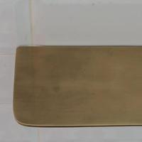 Étagère de douche murale vintage en laiton vieilli, organisateur de rangement flottant pour salle de bain, accessoires modernes pour la maison et la salle de bain