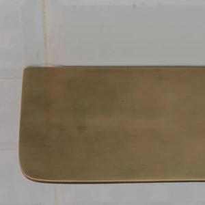 <b>Vintage</b> Brass Wall Mounted Shower Shelf Aged Brass Floating <b>Bathroom</b> Storage Organizer for Modern Home and <b>Bathroom</b> <b>Accessories</b> - Product Image 5
