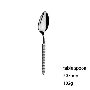 Ensemble de <span class=keywords><strong>couverts</strong></span> en acier inoxydable <span class=keywords><strong>18</strong></span>/<span class=keywords><strong>10</strong></span> au design créatif, couteau, fourchette, cuillère, argenterie, manche forgé, <span class=keywords><strong>couverts</strong></span> de luxe pour mariage - Product Image 6