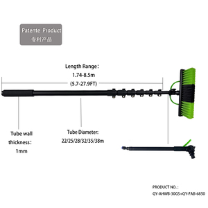Good Quality Kit Solar Panel 50ft 55ft Water Fed Pole <b>Window</b> Cleaning <b>Brush</b> - Product Image 3