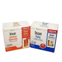 Caja de Empaque para Suplementos Impresa Personalizada, Cartón de Papel Bristol, Laminación Brillante y Mate, Reciclable, Logotipo Personalizado