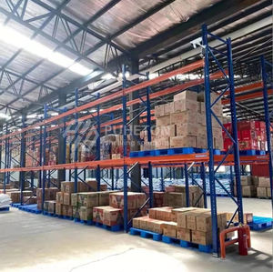 Hafif hizmet tipi endüstriyel depolama rafı <span class=keywords><strong>Metal</strong></span> çelik depo palet istifleme süpermarket rafları - Product Image 3