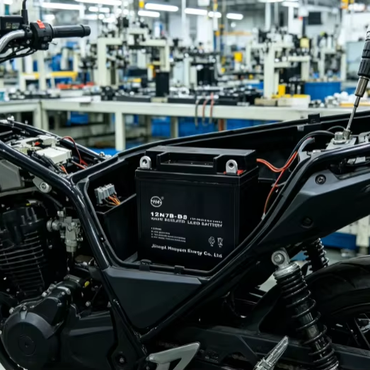 12V 7Ah-3B/12N7B-BS Maintenance Free MF VRLA Starting Battery Replacement for Scooter & Motorcycle