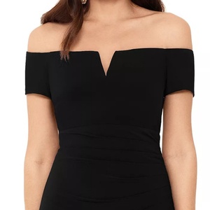 Vestido Mini Sexy Negro de un Solo Hombro, Último Modelo, para Mujer Madura, Vestido de Fiesta Personalizado, Hermoso y a la Moda - Product Image 3