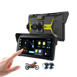Mới đến chất lượng tốt nhất OEM Carplay <span class=keywords><strong>Android</strong></span> tự động xe máy Carplay đa phương tiện truyền thông Máy nghe nhạc 8.1inch hệ thống <span class=keywords><strong>Android</strong></span> 2GB + 32GB với DVR - Product Image 1