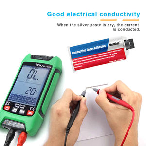 Adhésif époxy conducteur argenté AB résine époxy poudre de cuivre adhésif conducteur pour semi-conducteur de l'industrie électronique - Product Image 2