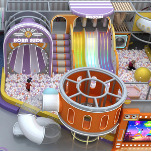 Aire <span class=keywords><strong>de</strong></span> jeux intérieure pour enfants, petit bureau <span class=keywords><strong>de</strong></span> vente, mezzanine, équipement <span class=keywords><strong>d</strong></span>'amusement, combinaison toboggan et installations <span class=keywords><strong>d</strong></span>'escalade - Product Image 1