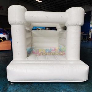 Chateau gonflable blanc <b>inflatable</b> bounce <b>house</b> white bouncy castle for outdoor party and events - Product Image 5