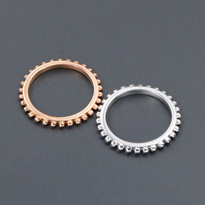 Classic Fashionable Pinky <b>Ring</b> <b>Titanium</b> Steel Unisex Ball Shape Gift Jewelry SA760 - Product Image 4