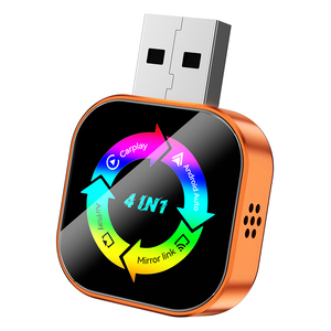 Adaptateur CarPlay filaire vers sans fil 4 en 1, prend en charge Android Auto, Mirror Link, AirPlay, design compact pour port USB universel de <span class=keywords><strong>voiture</strong></span> - Product Image 2