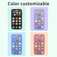 Vente en gros : Jouet de dentition pour bébé en silicone, motif ballon de football, jouet sensoriel, jouet à mâcher pour nourrisson en forme de téléphone de simulation, direct usine