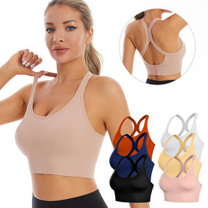 Sujetador deportivo tipo corsé para mujer, push-up, corto, transpirable, sexy, para gimnasio, fitness, running y ropa deportiva al por mayor - Product Image 3