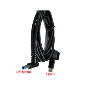 PD 65W USB Type C Câble de charge 4.5*3.0mm Blue Tip Male Plug Converter Dc Power Adapter Charger for <span class=keywords><strong>HP</strong></span> Laptop - Product Image 2