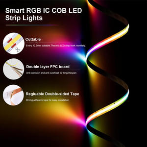 Bande LED COB RGB SPI 576 LED/M, bande lumineuse à défilement de couleurs avec plusieurs modes d'éclairage, DC12V 24V, couleur de rêve pour la décoration de la maison - Product Image 6