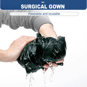 Haixin Uniformes chirurgicaux en coton et polyester pour hommes et femmes Uniformes médicaux isolés Scrubs Hôpitaux Vêtements Vente en gros - Product Image 4