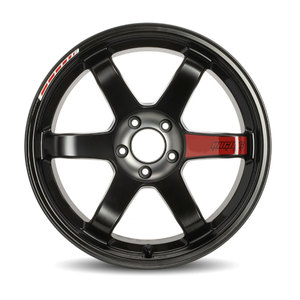 ล้อฟอร์จแต่งสำหรับรถแข่ง 4x100 ขนาด 15-18 นิ้ว Rays Volk Racing <span class=keywords><strong>Te37</strong></span> สำหรับ BMW สำหรับ Benz Audi สีดำด้านใหม่ 98 มม. 30 มม. - Product Image 1