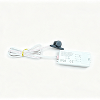SanJin Detektor Inframerah Sakelar Sensor PIR AC110-240V Max800W Beban Tersembunyi Kontrol Gelombang Tangan Dalam Ruangan untuk Lampu LED Kabinet