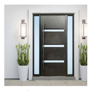Factory Wholesale Price High Performance <strong>Back</strong> Aluminum Exterior Entrance Hinged <strong>Door</strong> - Product Image 2