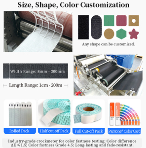 ISO Chứng Nhận Chống Cháy Thân Thiện Với Môi Tự Dính Kép Khóa Reclosable Fastener Nấm Thiết Kế Đầu Cho Móc Và Vòng Lặp Băng - Product Image 4