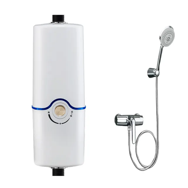 Instant electric hot water shower mini water heater with thermostat