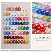 JTING Nouvelle Collection de Kits de Vernis Gel Classiques 72 Couleurs – Sans TPO/HEMA – Gel UV Professionnel Soak Off pour Ongles – OEM