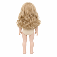 Poupée en vinyle personnalisable de 18 pouces, entièrement articulée avec corps en tissu doux, visage peint à la main, kit DIY pour enfants, cadeau, vente en gros, OEM, ODM