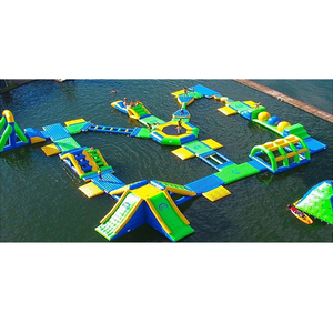 Terrain <span class=keywords><strong>de</strong></span> jeu <span class=keywords><strong>extérieur</strong></span> <span class=keywords><strong>de</strong></span> parc aquatique adulte <span class=keywords><strong>de</strong></span> taille Offre Spéciale flottant gonflable avec des jouets - Product Image 6
