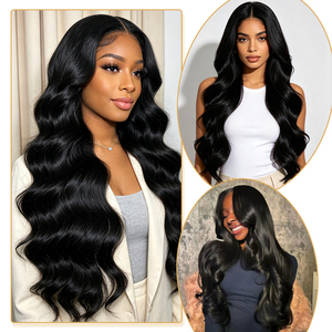 Frontal de Encaje 13x4 de Cabello Humano Virgen Brasileño con Ondas Naturales, Ondas Personalizables, Cabello Humano Sin Procesar, Frontal de Encaje HD Suizo - Product Image 6