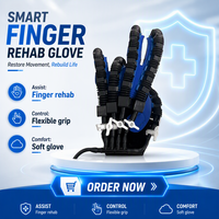 Gants de rééducation électriques multifonctionnels certifiés CE, rechargeables par USB, pour la rééducation des AVC, des brûlures et des entraînements manuels