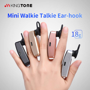 2 팩 UHF 400-480 USB 전원 햄 라디오 블랙 핑크 골드 실버 핸즈프리 미니 귀 워키 토키 레스토랑 호텔 - Product Image 4