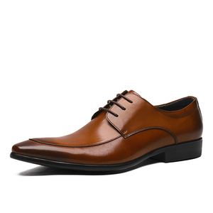 Chaussures en cuir faites à la main Automne/Hiver 2025 - Chaussures en cuir italiennes pour hommes - Bottines rétro imperméables de haute qualité - Product Image 3