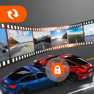 Free TF Card 3 Channel <b>Dash</b> Cam 4K with WIFI <b>Dash</b> Cam Front and Inside Rear <b>Dash</b> Cam Recorder - Product Image 5