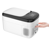 Vente en gros -20 Congélateur portable pour voiture Toyota LC300 18L 25L 45W Compresseur MOQ 1 Bluetooth Contrôle numérique tactile Plastique