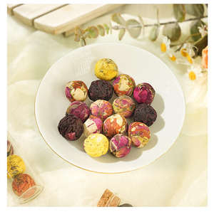 Thé en boules de fleurs séchées de qualité supérieure OEM, magnifique design de <span class=keywords><strong>dragon</strong></span> de fleurs, thé spécial santé, 3g*6/<span class=keywords><strong>tube</strong></span>, emballé en bouteille - Product Image 5