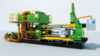 Presse à extrusion d'aluminium robuste YueLead de 9 pouces, 750 kW, 4000 T