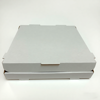 Boîtes à pizza en carton ondulé kraft, résistantes à la graisse, avec logo personnalisé, finition mate UV, qualité alimentaire, fournisseur direct d'usine SP3415.