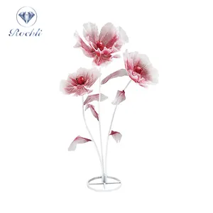 Groothandel Grote Tall Bruiloft Decoraties Romantische Giant Zijde Bloem Stand Set Real Touch Kunstmatige Staande Giant Bloem Rose