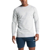 Fournisseur OEM Sweat-shirt à col rond personnalisé avec logo uni, coton lourd, sans cordon, vêtements de sport, hiver, unisexe
