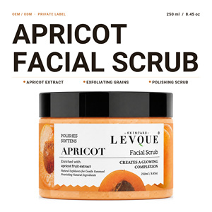 <span class=keywords><strong>Gommage</strong></span> <span class=keywords><strong>Visage</strong></span> à l'Abricot Marque Blanche – Exfoliant Naturel pour Éliminer les Peaux Mortes et Nettoyer en Profondeur - Product Image 1