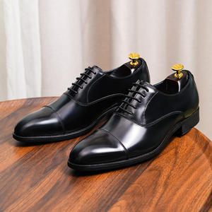 Men's Breathable And Fashionable Leather Shoes Business Formal Flat Casual Shoes Outdoor <b>Height</b> <b>Increasing</b> Large Sized Shoes Men - Product Image 6